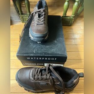 London Fog Men's Brown Waterproof Shoes Size 8